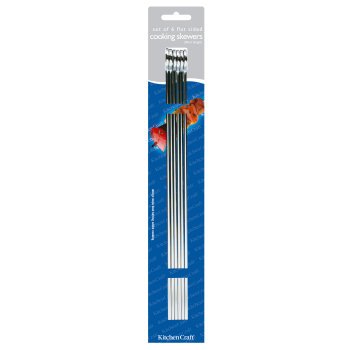 Barbecue Skewers - Set of 6 30cm Skewers