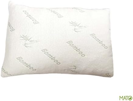 Mato Shredded Memory Foam Bamboo Pillow Queen Size with Eye Mask