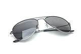IMAGE OF Premium Aviator Sunglasses Gunmetal