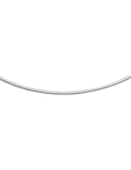 Sterling Silver 16 Inch 1.5mm Round Omega Necklace
