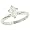 0.77cttw Oval Shape Diamond Solitaire Ring Egl G-H/si1