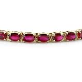 14K Ruby Bracelet - 36.25 Ct. Rubies