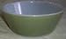 Federal Milk Glass Green Chilie Bowl