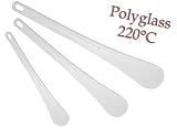 De Buyer - 4745.25 - Spatule blanche en polyglass - résistante jusqu à 220°c - L 25cm