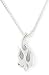 Sterling Silver Flaming Dove Pendant by Bob Siemon, 18