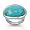 Sterling Silver 20mm Oval Turquoise Stone Ring (Size 6 - 10) - Size 6