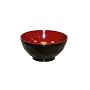 Traditional Japanese Black & Red Soup or Rice Bowl