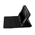 Navitech neue schwarze Premium Leder Flip-Tragetasche mit verstellbarem Standfuß für das Blackberry Playbook PC Tablet-Gerät 3G & 4G Wi-Fi 16-64 GB