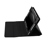 Navitech neue schwarze Premium Leder Flip-Tragetasche mit verstellbarem Standfuß für das Blackberry Playbook PC Tablet-Gerät 3G & 4G Wi-Fi 16-64 GB