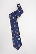 Radiant Woven Tie in black, blue