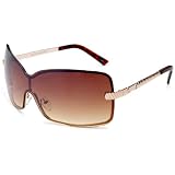 Steve Madden Womens S5104 Metal Sunglasses