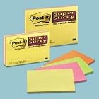 3M Post-It Super Sticky Meeting Notes, 8 X 6, Four Colors, Four 45-Sheet Pads Pk by Meeting Supplies