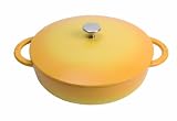 Staub 9.5 Inch Saute Pan and Braiser, Lemon