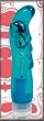 Lucid Dreams 8 Inch Number 9 Multi-Speed Twist Bottom Waterproof VIbrating Massager - Turquoise