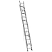 Werner D1324-2 250-Pound Duty Rating Aluminum Flat D-Rung Extension Ladder, 24-Foot