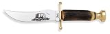 Case Cutlery 00356 Knife with Fixed Stainless Steel Blade Leather Sheath Genuine Stag