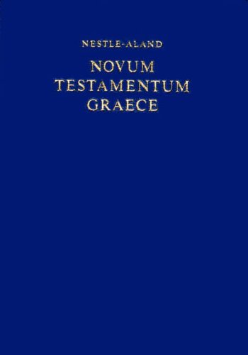 Nestle-Aland Novum Testamentum Graece (Greek Edition)