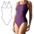Maru - Piped Hydro Aqua Classic Swimsuit / Swimming Costume