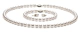 AAA Quality, 6.5-7.0 mm, White Akoya Pearl Set