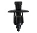 Retainer Clips suit GM/Toyota/Mitsubishi Black Head Diameter 14.6 mm Pack of 50 Body + Trim Fixings