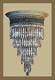 Vintage-Art Crystal Chandelier - 12198-x