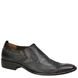Soho Lab Men's Prince Slip-on,Black,12 M