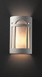 Ambiance Large Arch Window Outdoor Wall Light (Closed Top) Justice Design Group (5
