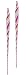Pack of 2 Candy Fantasy Pink Peppermint Twist Icicle Christmas Ornaments 13