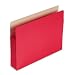 Smead 73241 - 5 1/4 Inch Expansion Colored File Pocket, Straight Tab, Letter, Red-SMD73241