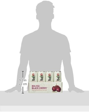 bai Bubbles Sparkling Antioxidant Infusion, Bolivia Black Cherry, 11.5 Ounce, (pack of 6)PLUS FREE BONUS 1 PENCIL POUCH