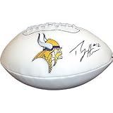 PERCY HARVIN MINNESOTA VIKINGS SIGNED AUTOGRAPHED FOOTBALL MATCHING HOLOGRAMS NUMBERS AND COA