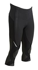 CW-X Men's 3/4 Length Insulator Stabilyx Running Tights,Black,Small 