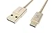 AOOK [3-Pack (3ft 6ft 10ft) Micro USB Cable Premium Nylon Braided Micro USB Charger Cord High Speed USB 2.0 A Male to Micro Sync and Charging Cable for Samsung, HTC, Motorola, Nokia, Android (Gold)