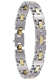18k Goldplated and Stainless Steel Bracelet