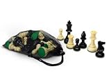 Single Weight Plastic Chessmen Set