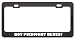 Got Piedmont Blues? Music Musical Instrument Black Metal License Plate Frame Holder Border Tag