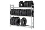 Heavy Duty Tire Rack 3 Tier Starter 60x18x72