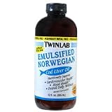 Cod Liver Oil Emulsified Orange 12 oz. ( Six Pack)