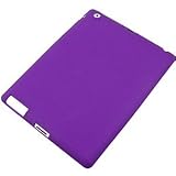 Silicone Skin Cover for Apple iPad 2, Purple