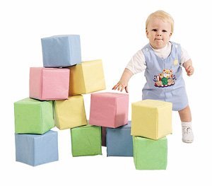 Children's Factory Toddler Baby Blocks (CF362-516) Pastel
