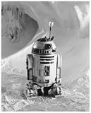 Star Wars R2-D2 on Hoth Black and White Print