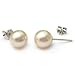 HinsonGayle AAA 7.5-8.0mm White Pearl Stud Earrings (14kWG)