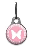 Butterfly-Cotton Candy Metal Zipper Pull (Set of 6)