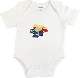Funkoos Trucks Organic Baby Boy Bodysuits, Short Sleeve, Infant/Newborn/Baby, 6-9 months:6 - 9 mon