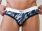 Go Softwear Navy Camouflage Low-Rise Brief