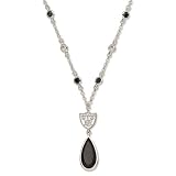 Oakland Raiders Crystal Logo Necklace