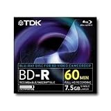 Electronics : TDK BD-R Blu-ray 7,5GB 8cm 2x Speed, Jewel Case