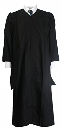 GraduationMall Unisex-adult's Economy Master Graduation Gown Black
