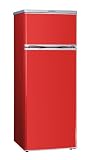 Produkt-Bild: Severin KS 9764 Doppelt&uuml;r-K&uuml;hl-/Gefrierschrank A+ / 144 cm H&ouml;he / 208 kWh/Jahr / 166 L K&uuml;hlteil / 46 L Gefrierteil / rot