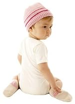 Kokobino CAS1001 Knit Your Own Cashmere Beanie Hat and Socks Knitting Kit (Candy Foam, 0-12 Months)